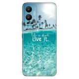 Senada Infinix Hot 12 İle Uyumlu Kılıf Silikon Desenli Resimli Uv Kapak Hayat Kısa