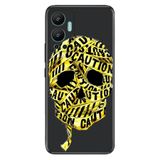 Senada Infinix Hot 12 İle Uyumlu Kılıf Silikon Desenli Resimli Uv Kapak Iskelet Caution