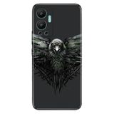 Senada Infinix Hot 12 İle Uyumlu Kılıf Silikon Desenli Resimli Uv Kapak Kartal,Color120