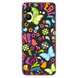 Senada Infinix Hot 12 İle Uyumlu Kılıf Silikon Desenli Resimli Uv Kapak Kelebekler