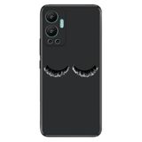 Senada Infinix Hot 12 İle Uyumlu Kılıf Silikon Desenli Resimli Uv Kapak Kirpik