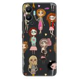 Senada Infinix Hot 12 İle Uyumlu Kılıf Silikon Desenli Resimli Uv Kapak Kolej Modası