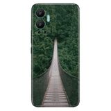 Senada Infinix Hot 12 İle Uyumlu Kılıf Silikon Desenli Resimli Uv Kapak Korku Köprüsü