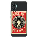 Senada Infinix Hot 12 İle Uyumlu Kılıf Silikon Desenli Resimli Uv Kapak Make Art