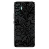 Senada Infinix Hot 12 İle Uyumlu Kılıf Silikon Desenli Resimli Uv Kapak Mandala Gül