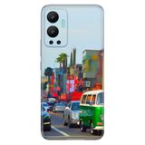 Senada Infinix Hot 12 İle Uyumlu Kılıf Silikon Desenli Resimli Uv Kapak Miami Street