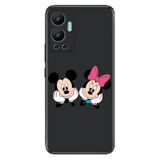 Senada Infinix Hot 12 İle Uyumlu Kılıf Silikon Desenli Resimli Uv Kapak Minnie Mickeyyyyy
