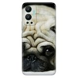 Senada Infinix Hot 12 İle Uyumlu Kılıf Silikon Desenli Resimli Uv Kapak Miskin Pug