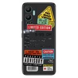 Senada Infinix Hot 12 İle Uyumlu Kılıf Silikon Desenli Resimli Uv Kapak Mix Sticker
