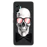Senada Infinix Hot 12 İle Uyumlu Kılıf Silikon Desenli Resimli Uv Kapak Moda Iskelet