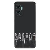 Senada Infinix Hot 12 İle Uyumlu Kılıf Silikon Desenli Resimli Uv Kapak Modası