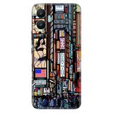 Senada Infinix Hot 12 İle Uyumlu Kılıf Silikon Desenli Resimli Uv Kapak Newyork Like