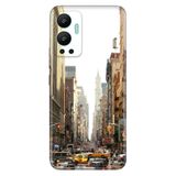 Senada Infinix Hot 12 İle Uyumlu Kılıf Silikon Desenli Resimli Uv Kapak Newyork Trafik