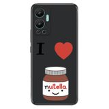 Senada Infinix Hot 12 İle Uyumlu Kılıf Silikon Desenli Resimli Uv Kapak Nutellllla