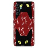 Senada Infinix Hot 12 İle Uyumlu Kılıf Silikon Desenli Resimli Uv Kapak Obur Kedi