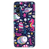 Senada Infinix Hot 12 İle Uyumlu Kılıf Silikon Desenli Resimli Uv Kapak Ocean99