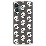 Senada Infinix Hot 12 İle Uyumlu Kılıf Silikon Desenli Resimli Uv Kapak Panda Bob