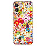 Senada Infinix Hot 12 İle Uyumlu Kılıf Silikon Desenli Resimli Uv Kapak Papatya,Color413
