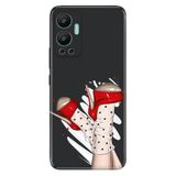 Senada Infinix Hot 12 İle Uyumlu Kılıf Silikon Desenli Resimli Uv Kapak Paris Modası
