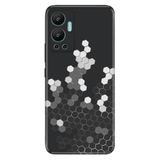 Senada Infinix Hot 12 İle Uyumlu Kılıf Silikon Desenli Resimli Uv Kapak Petek Volume