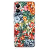 Senada Infinix Hot 12 İle Uyumlu Kılıf Silikon Desenli Resimli Uv Kapak Sanatsal Çiçek