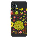 Senada Infinix Hot 12 İle Uyumlu Kılıf Silikon Desenli Resimli Uv Kapak Sevimli,Color163