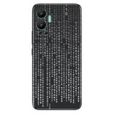 Senada Infinix Hot 12 İle Uyumlu Kılıf Silikon Desenli Resimli Uv Kapak Şifre Matrix