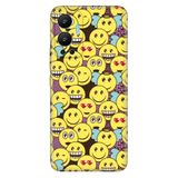 Senada Infinix Hot 12 İle Uyumlu Kılıf Silikon Desenli Resimli Uv Kapak Smile,Color267