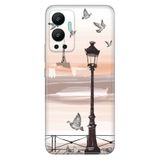 Senada Infinix Hot 12 İle Uyumlu Kılıf Silikon Desenli Resimli Uv Kapak Sonbahar,Color336