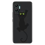 Senada Infinix Hot 12 İle Uyumlu Kılıf Silikon Desenli Resimli Uv Kapak Tırmık