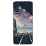 Senada Infinix Hot 12 İle Uyumlu Kılıf Silikon Desenli Resimli Uv Kapak Tren Yolu