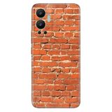 Senada Infinix Hot 12 İle Uyumlu Kılıf Silikon Desenli Resimli Uv Kapak Tuğla Duvar