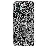 Senada Infinix Hot 12 İle Uyumlu Kılıf Silikon Desenli Resimli Uv Kapak Vahşi Aslan Sanat