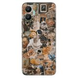 Senada Infinix Hot 12 İle Uyumlu Kılıf Silikon Desenli Resimli Uv Kapak Van.Gogh
