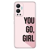 Senada Infinix Hot 12 İle Uyumlu Kılıf Silikon Desenli Resimli Uv Kapak You Go Girl