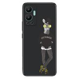 Senada Infinix Hot 12 İle Uyumlu Kılıf Silikon Desenli Resimli Uv Kapak Zebra Kolej