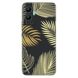 Senada Infinix Hot 12 İle Uyumlu Kılıf Silikon Desenli Resimli Uv Kapak Zeus Yaprak