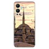 Senada Infinix Hot 12 İle Uyumlu Kılıf Silikon Desenli Tam Koruma Kapak Camii