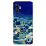 Senada Infinix Hot 12 İle Uyumlu Kılıf Silikon Desenli Tam Koruma Kapak Cold Village