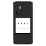 Senada Infinix Hot 12 İle Uyumlu Kılıf Silikon Desenli Tam Koruma Kapak Feel Good