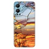 Senada Infinix Hot 12 İle Uyumlu Kılıf Silikon Desenli Tam Koruma Kapak Günbatımı