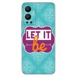 Senada Infinix Hot 12 İle Uyumlu Kılıf Silikon Desenli Tam Koruma Kapak Let İt Be