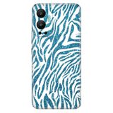Senada Infinix Hot 12 İle Uyumlu Kılıf Silikon Desenli Tam Koruma Kapak Parıldayan Zebra