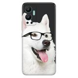 Senada Infinix Hot 12 İle Uyumlu Kılıf Silikon Desenli Tam Koruma Kapak Prof Dog