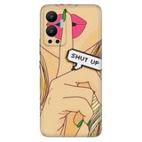 Senada Infinix Hot 12 İle Uyumlu Kılıf Silikon Desenli Tam Koruma Kapak Shut Up