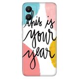 Senada Infinix Hot 12 İle Uyumlu Kılıf Silikon Desenli Tam Koruma Kapak Your Year
