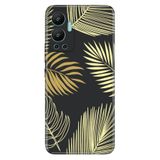 Senada Infinix Hot 12 İle Uyumlu Kılıf Silikon Desenli Tam Koruma Kapak Zeus Yaprak