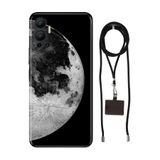 Senada Infinix Hot 12 ile Uyumlu Kılıf World Desenli Silikon İpli Boyun Askı Aparatı