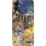 Senada Infinix Hot 12 Kılıf Desenli Baskılı Tpu Rubber Kapak Güneş - 001-Renkli