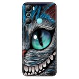Senada Infinix Hot 20İ İle Uyumlu Kılıf Silikon Desenli Resimli Uv Kapak Arsız Kedi